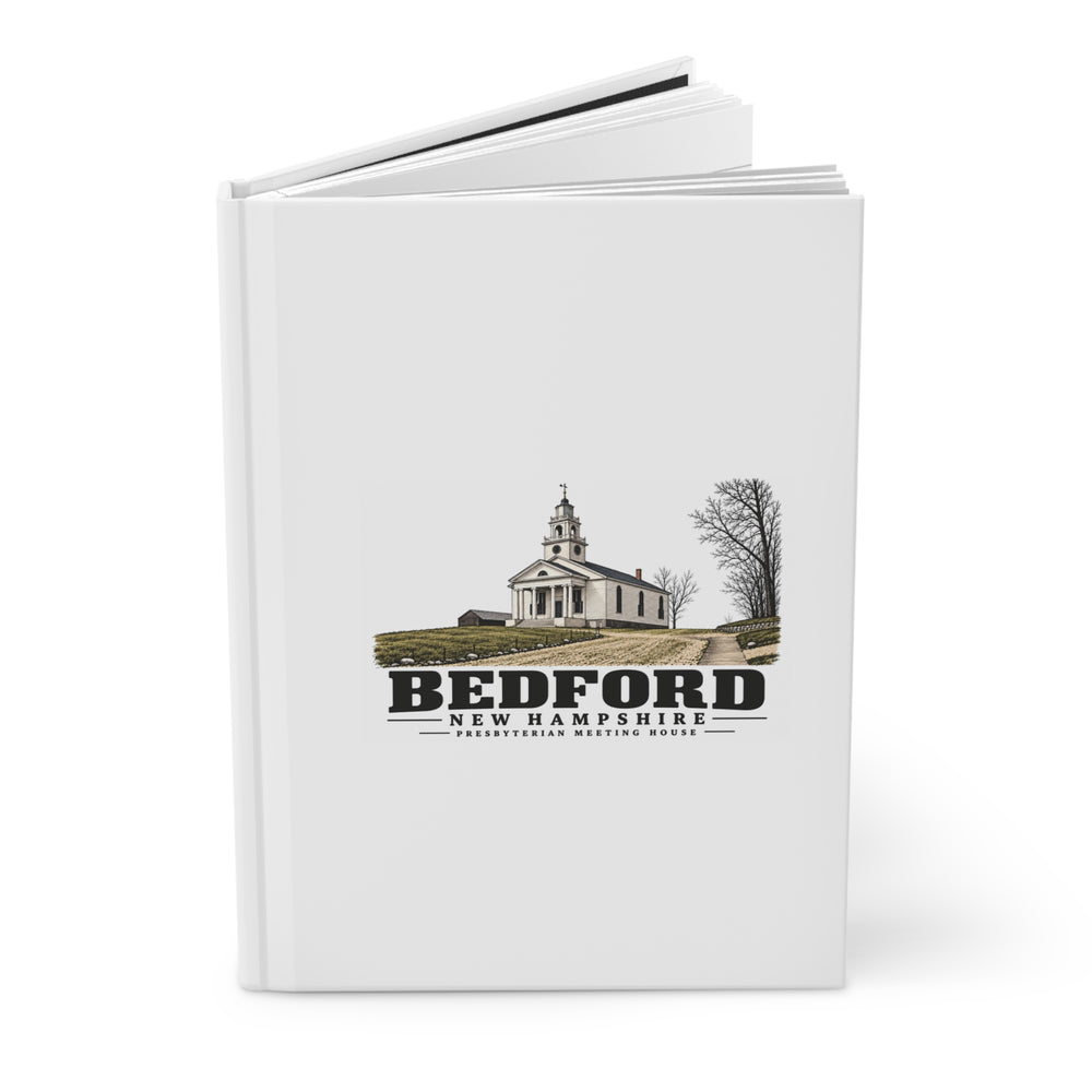 Bedford Presbyterian Meeting-House Matte Hardcover Journal - Merrimack Valley Goods