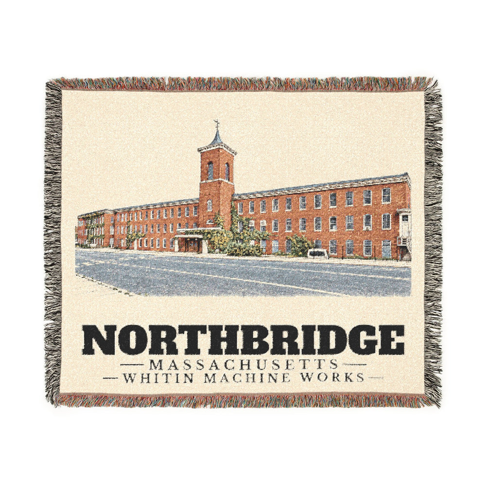 Whitin Machine Works — Northbridge, Massachusetts woven blanket, product view 1