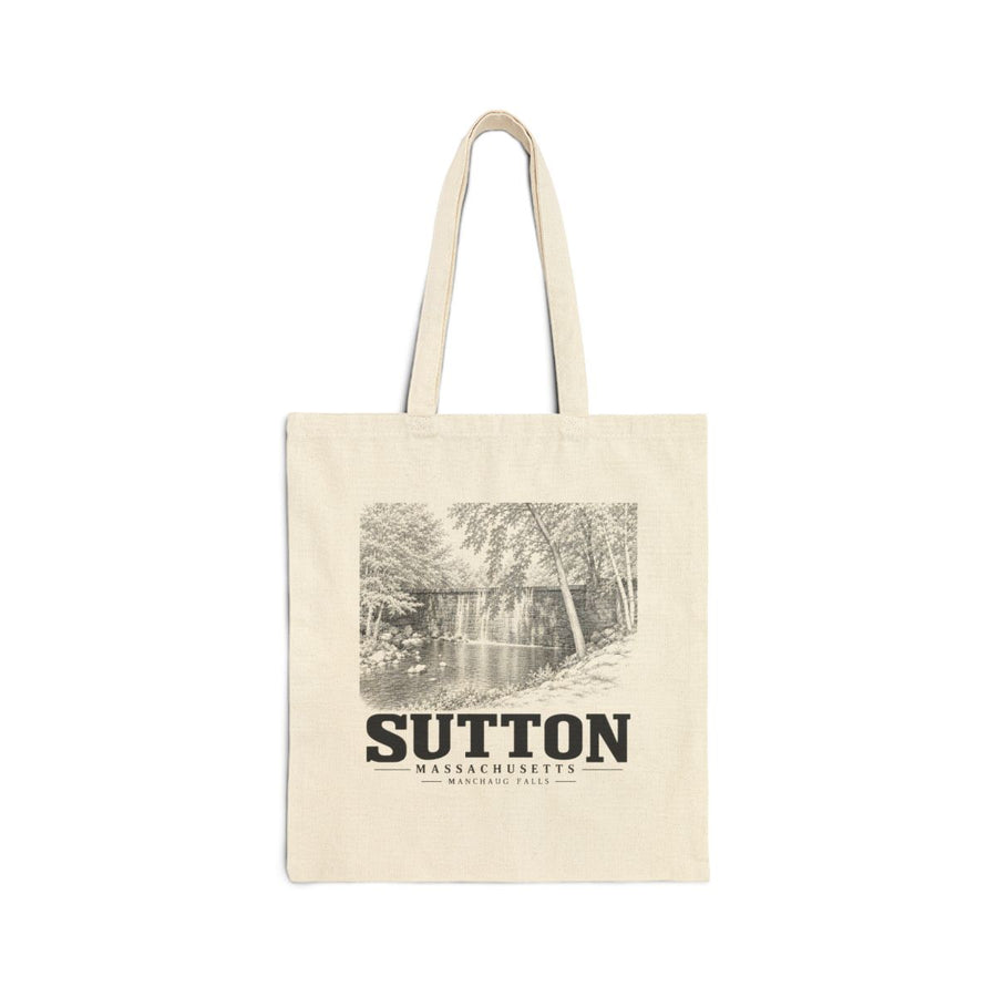 Sutton Manchaug Falls Heavy Canvas Tote - Natural - front product view