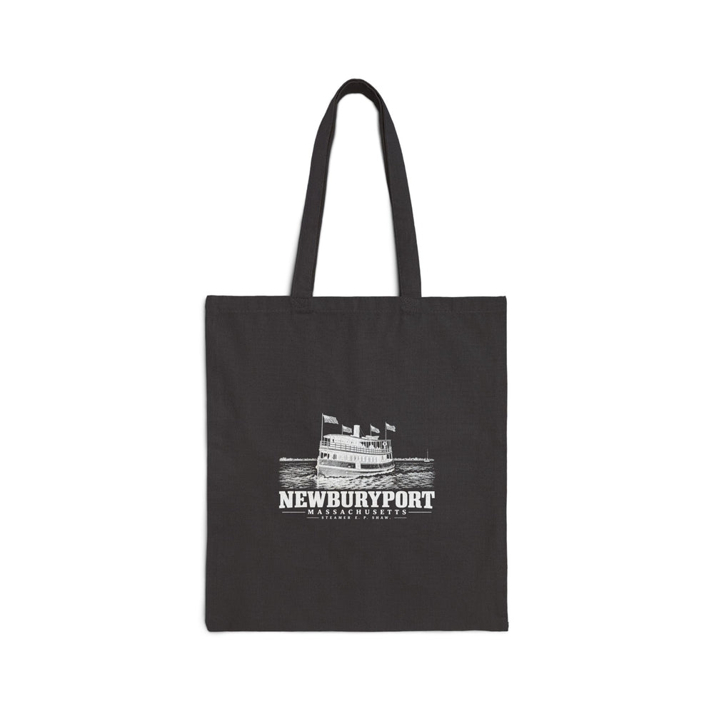 Steamer E. P. Shaw Natural + Black Heavy Canvas Tote - Merrimack Valley Goods
