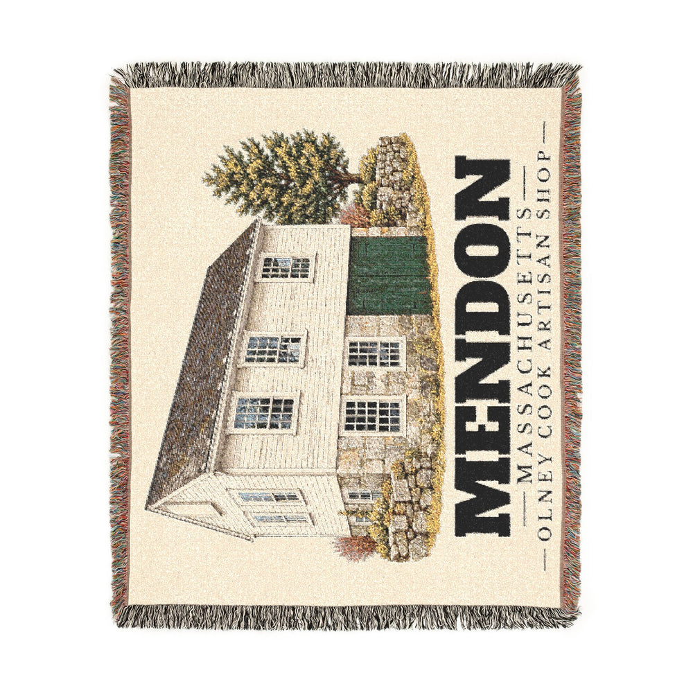 Olney Cook Artisan Shop — Mendon, Massachusetts Woven Blanket
