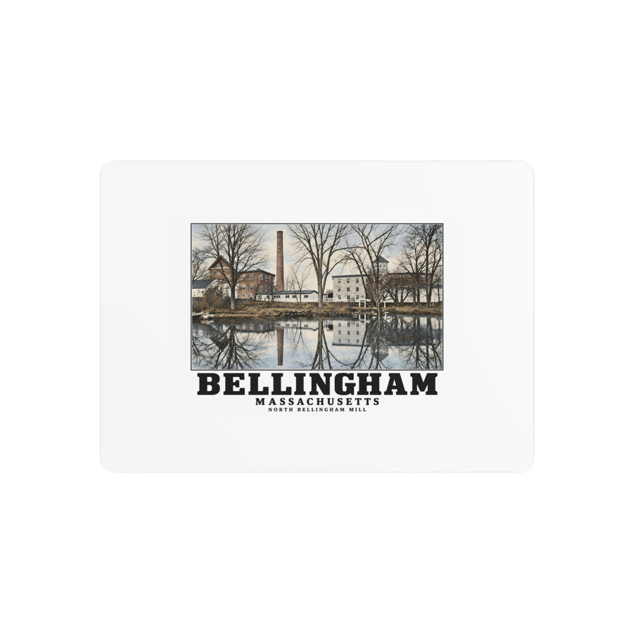 The North Bellingham Mill, plate following printed page 144 7 × 5 in Horizontal Metal Wall Art - Charles River