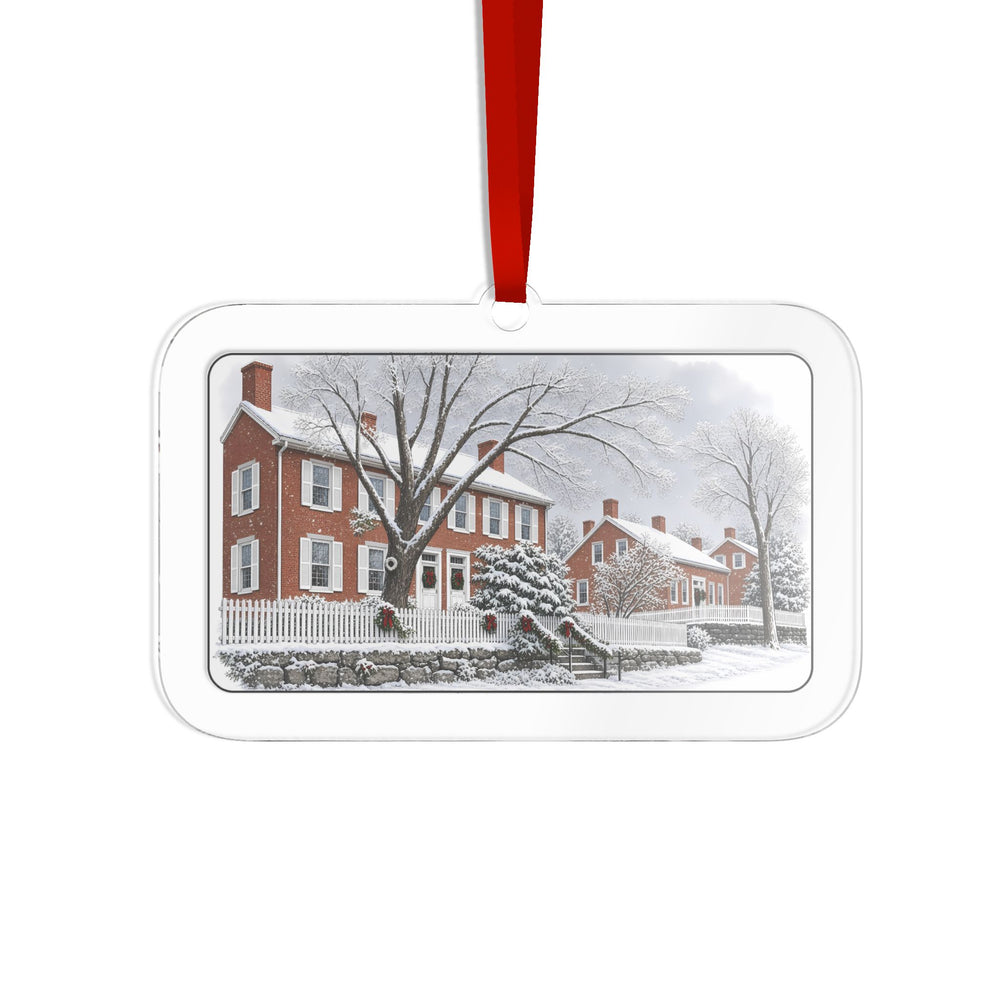 Rogerson's Village — Uxbridge, MA Christmas Ornament