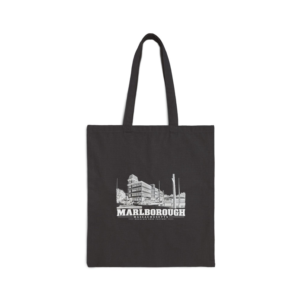 Douglass Shoe Factory Natural + Black Heavy Canvas Tote - Assabet Valley Goods