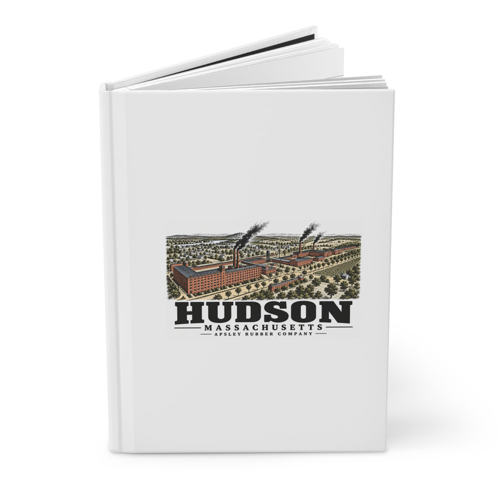Illustrated Apsley Rubber Company in Hudson on matte hardcover journal