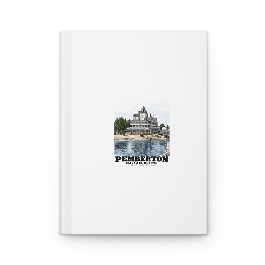 Hotel Pemberton, Nantasket Matte Hardcover Journal - Boston Harbor