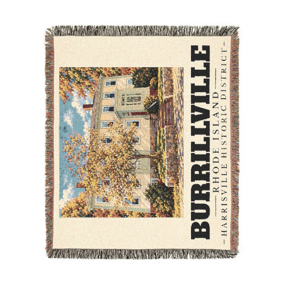 Harrisville Historic District — Burrillville, Rhode Island Woven Blanket