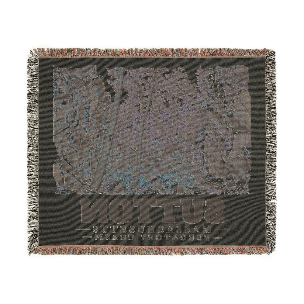 Purgatory Chasm — Sutton, Massachusetts woven blanket, product view 3