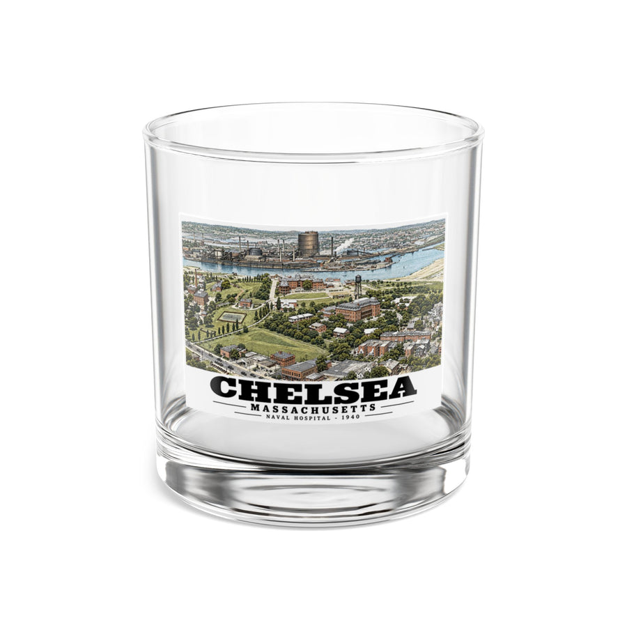 Naval Hospital Chelsea 10 oz Rocks Glass - Boston Harbor