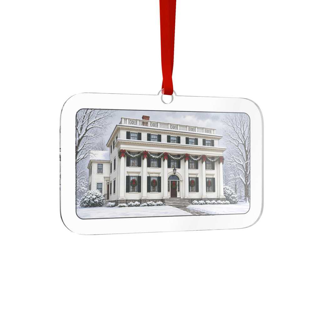 Asa Waters Mansion — Millbury, MA Christmas Ornament