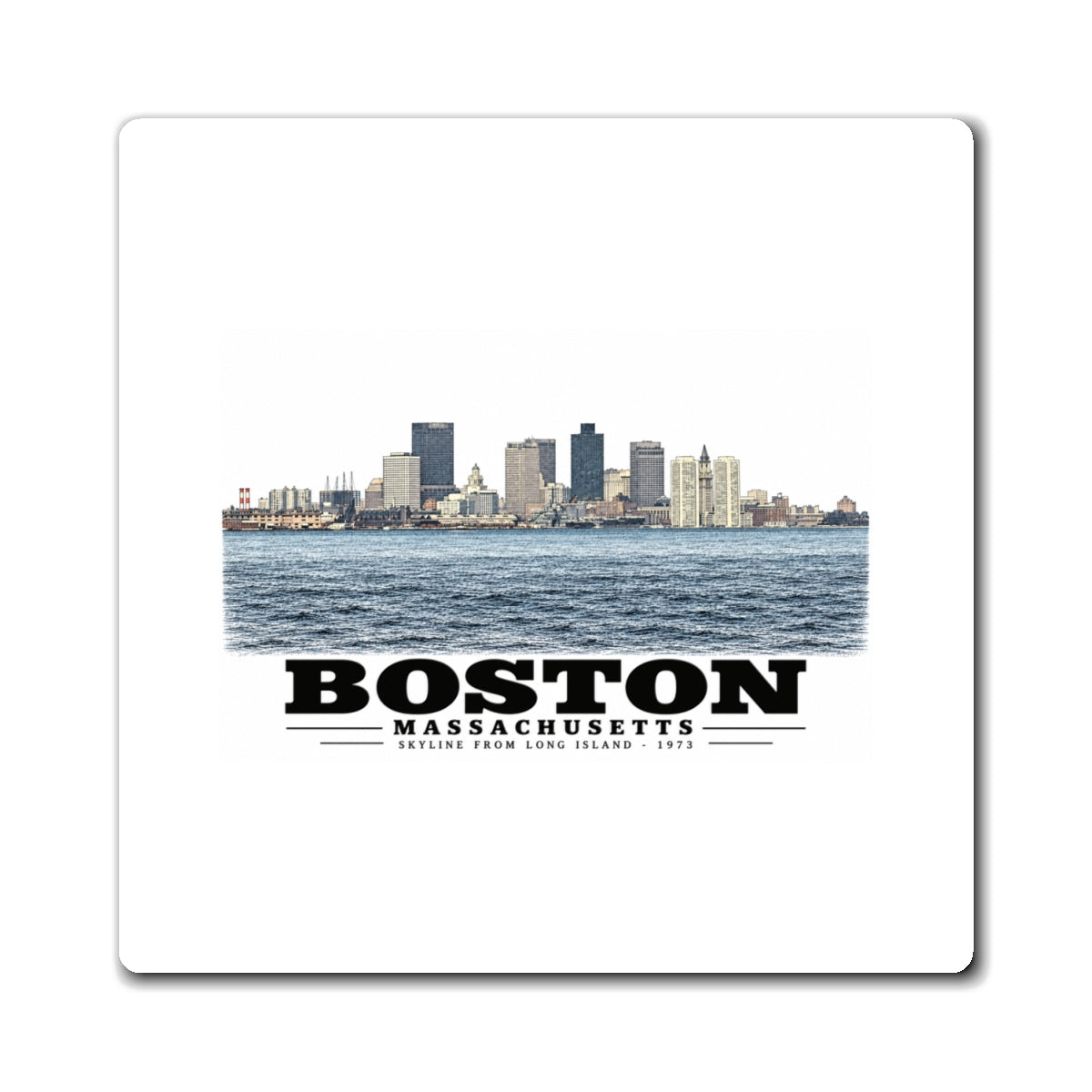 Skyline from near Long Island 4 in Magnet - Boston Harbor
