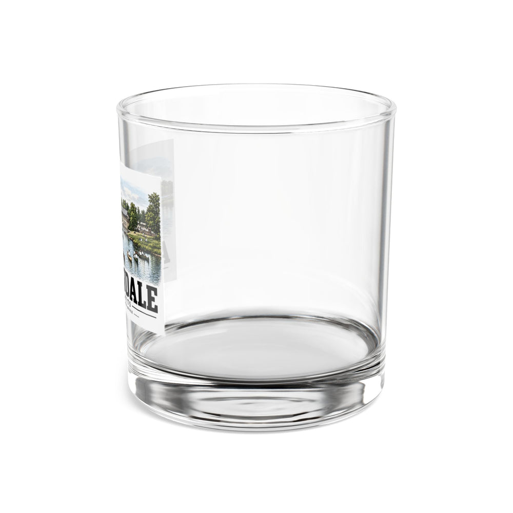 The Charles River from Weston Bridge, Auburndale, Mass. 10 oz Rocks Glass - Charles River