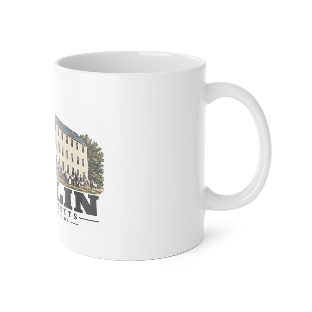 BERLIN Big Parker Shoe Shop 11 oz White Ceramic Mug - Assabet Valley Goods