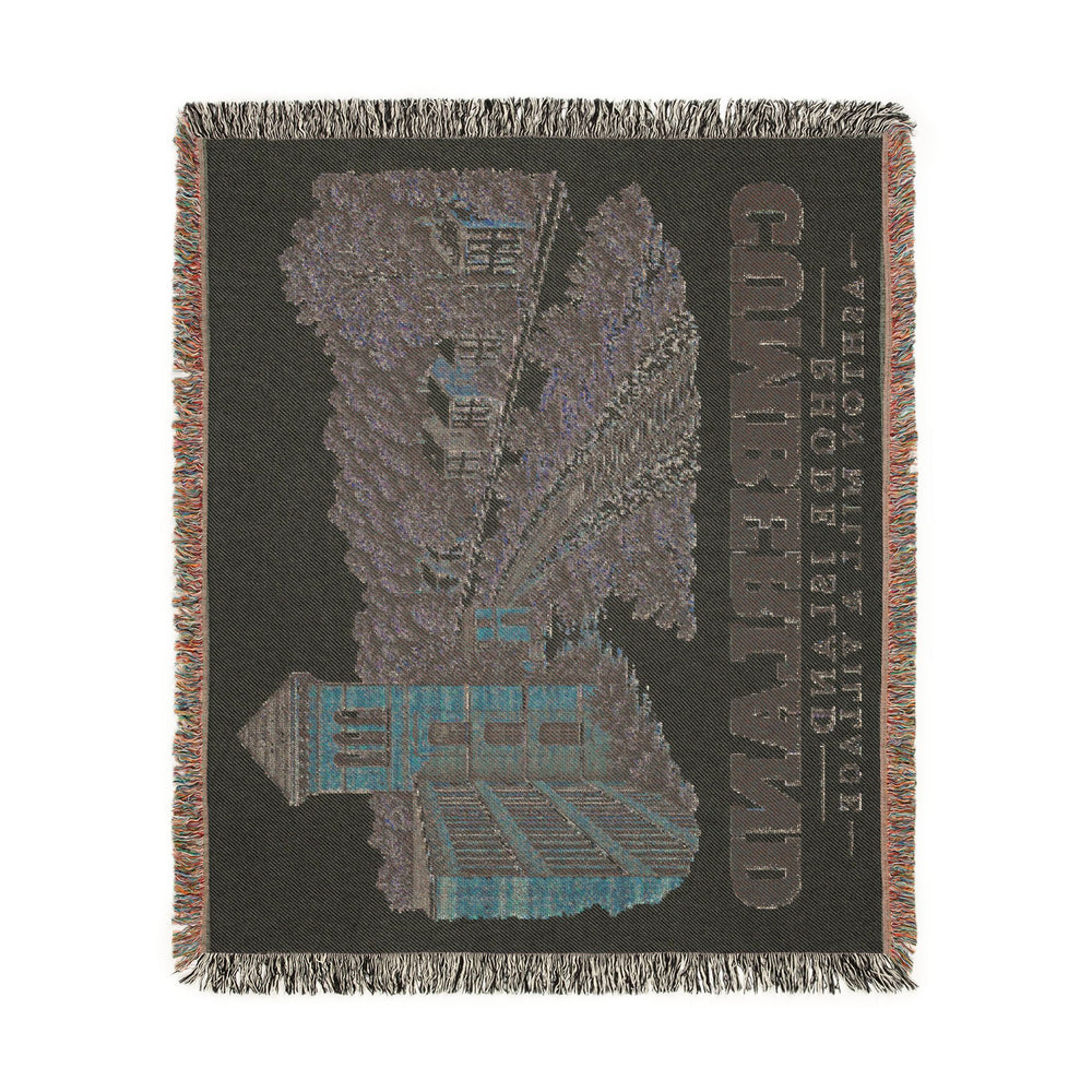 Ashton Mill & Village — Cumberland, Rhode Island woven blanket, product view 4
