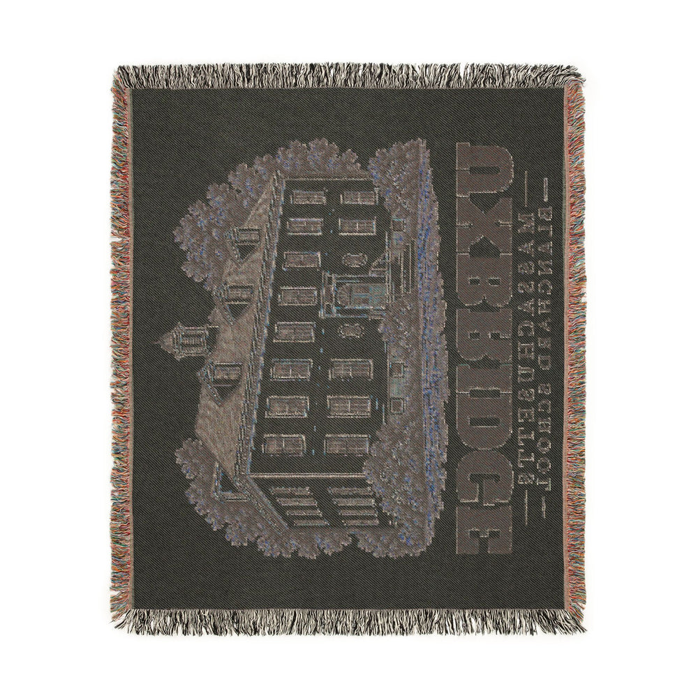 Blanchard School — Uxbridge, Massachusetts woven blanket, product view 4