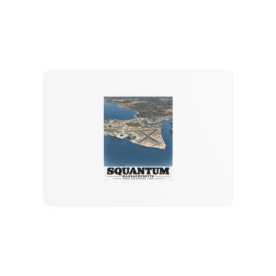 U.S. Naval Air Station, Squantum, MA 7 × 5 in Horizontal Metal Wall Art - Boston Harbor