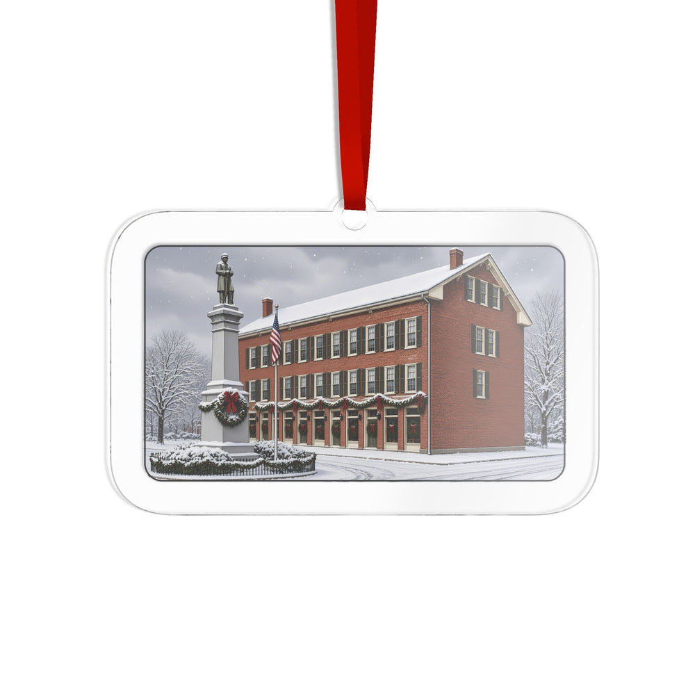 Monument Square / Blackstone Block — Blackstone, MA Christmas Ornament