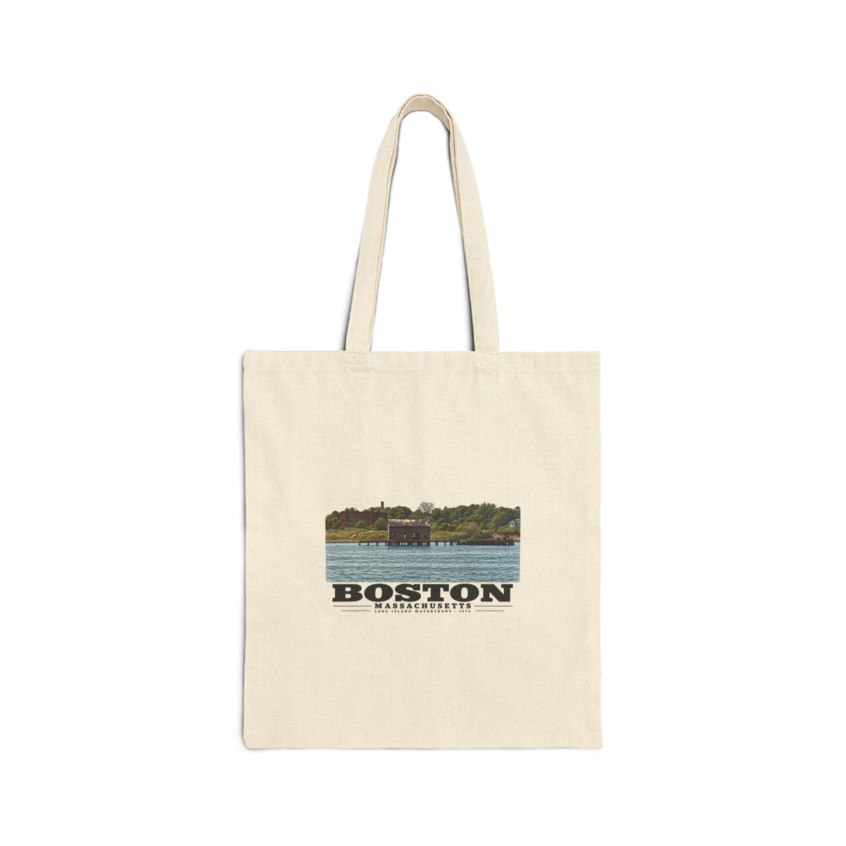 Long Island Natural Heavy Canvas Tote - Boston Harbor