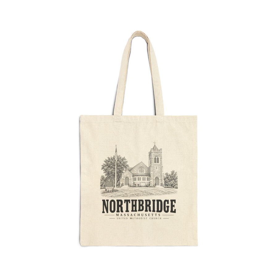 Northbridge United Methodist Church Heavy Canvas Tote - Natural - front product view
