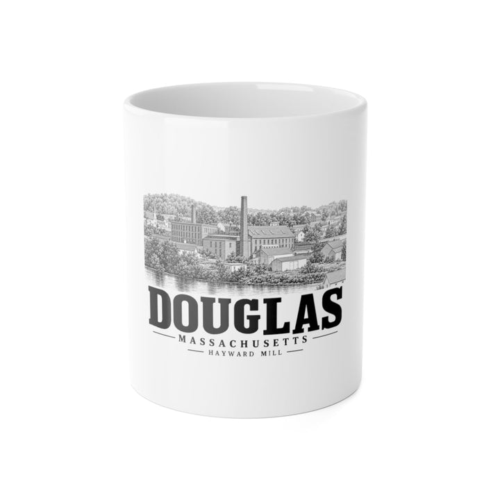 Douglas Hayward Mill 11 oz Ceramic Mug - White - front product view