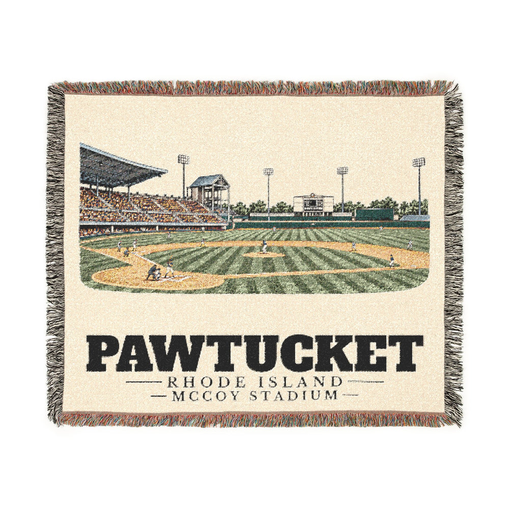 McCoy Stadium — Pawtucket, Rhode Island woven blanket, product view 1