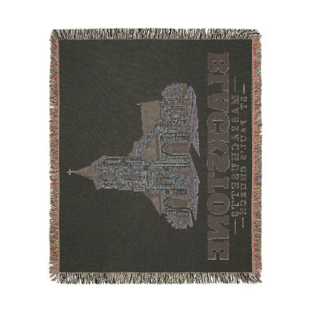 St. Paul's Church — Blackstone, Massachusetts woven blanket, product view 4