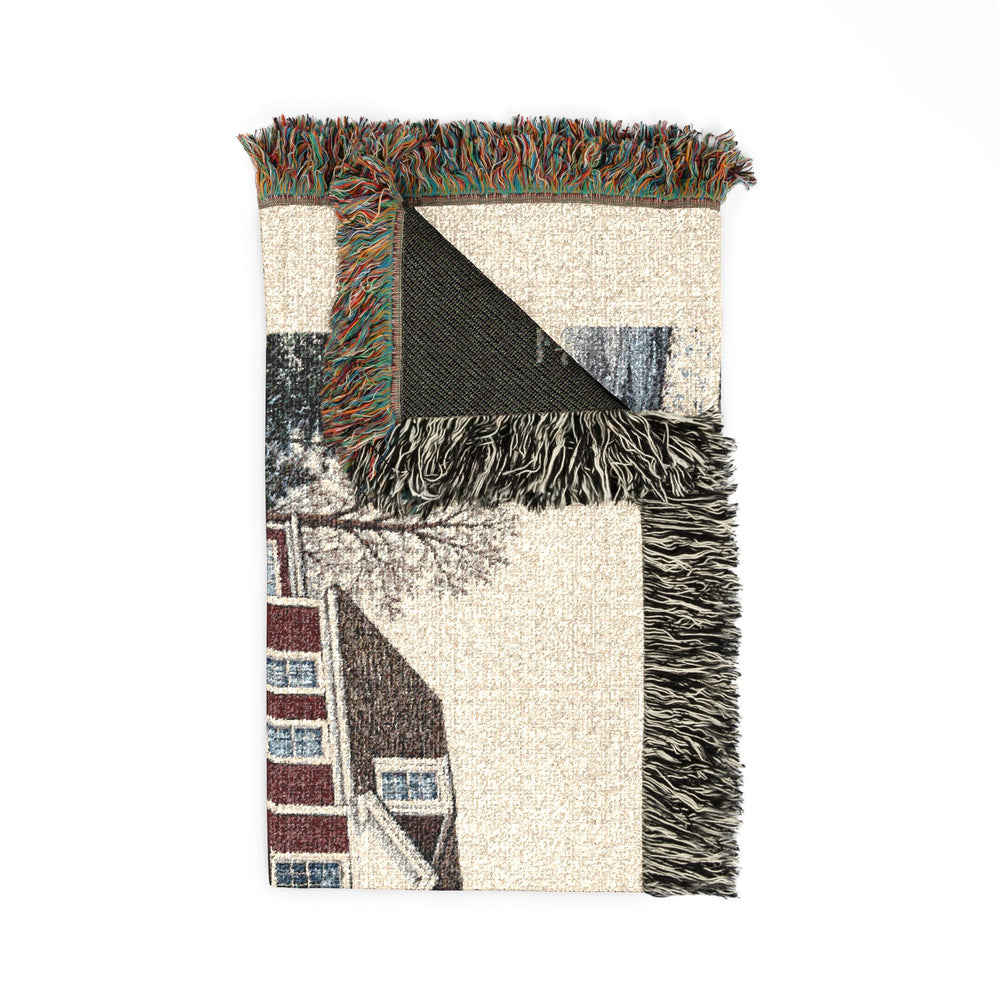 Waters Farm — Sutton, Massachusetts woven blanket, product view 2