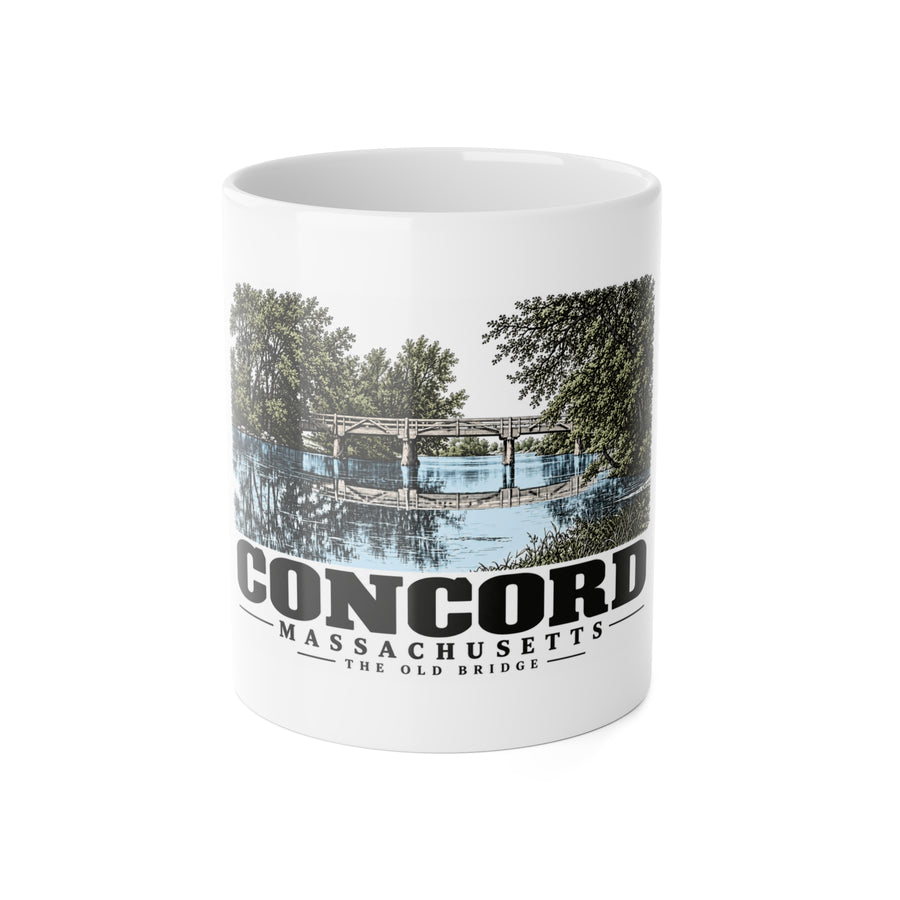 CONCORD The Old Bridge 11 oz White Ceramic Mug - Assabet Valley Goods