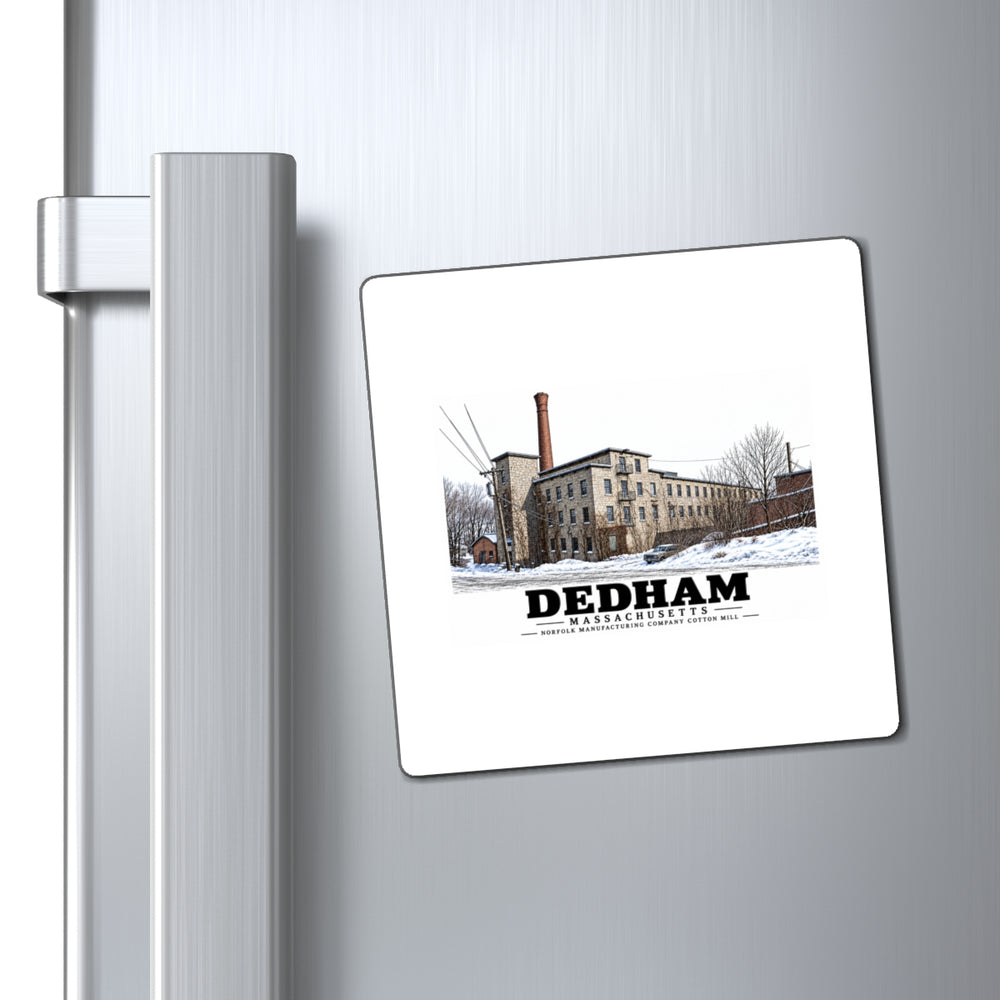 Dedham Norfolk Manufacturing Company Cotton Mill 4 in Magnet — Charles River Goods
