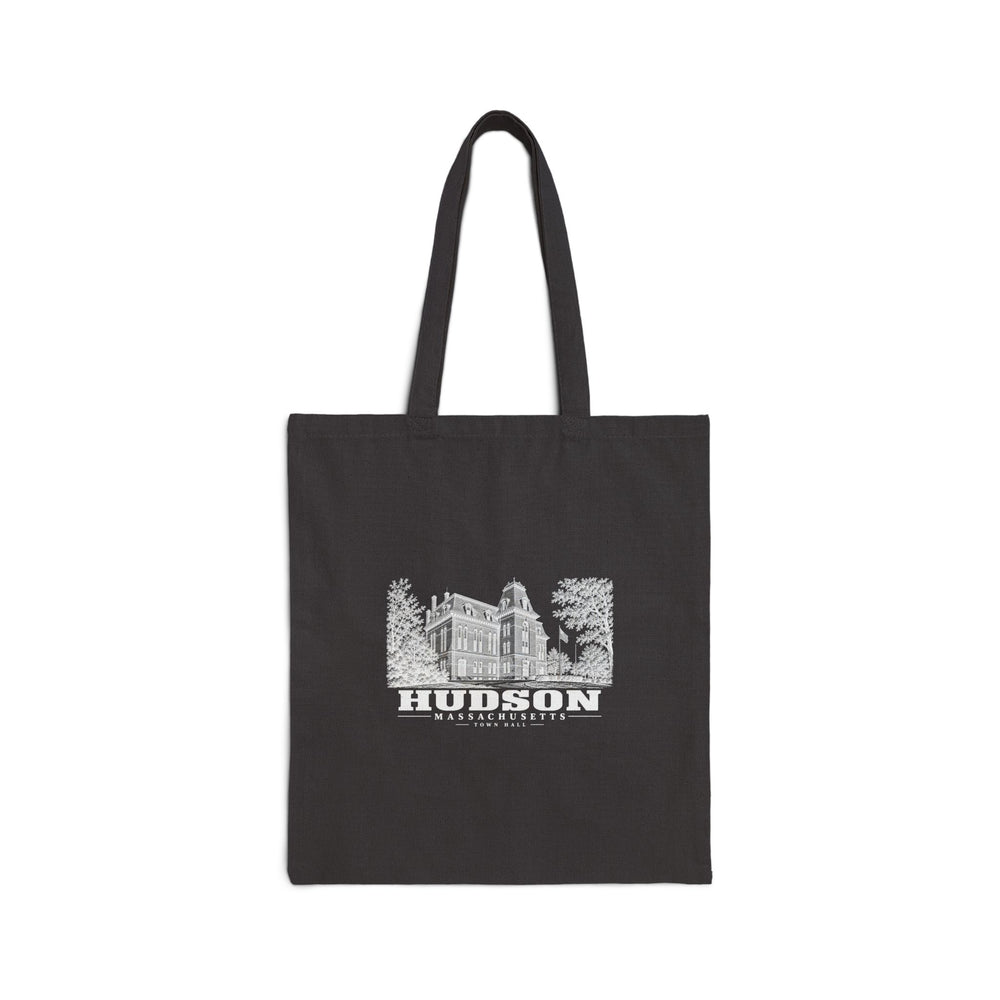 Town Hall Natural + Black Heavy Canvas Tote - Assabet Valley Goods