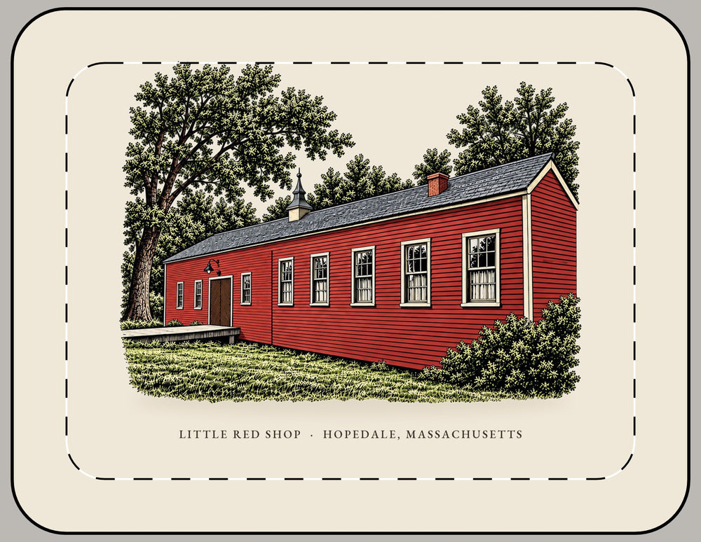 Hopedale Little Red Shop Laptop Sleeve