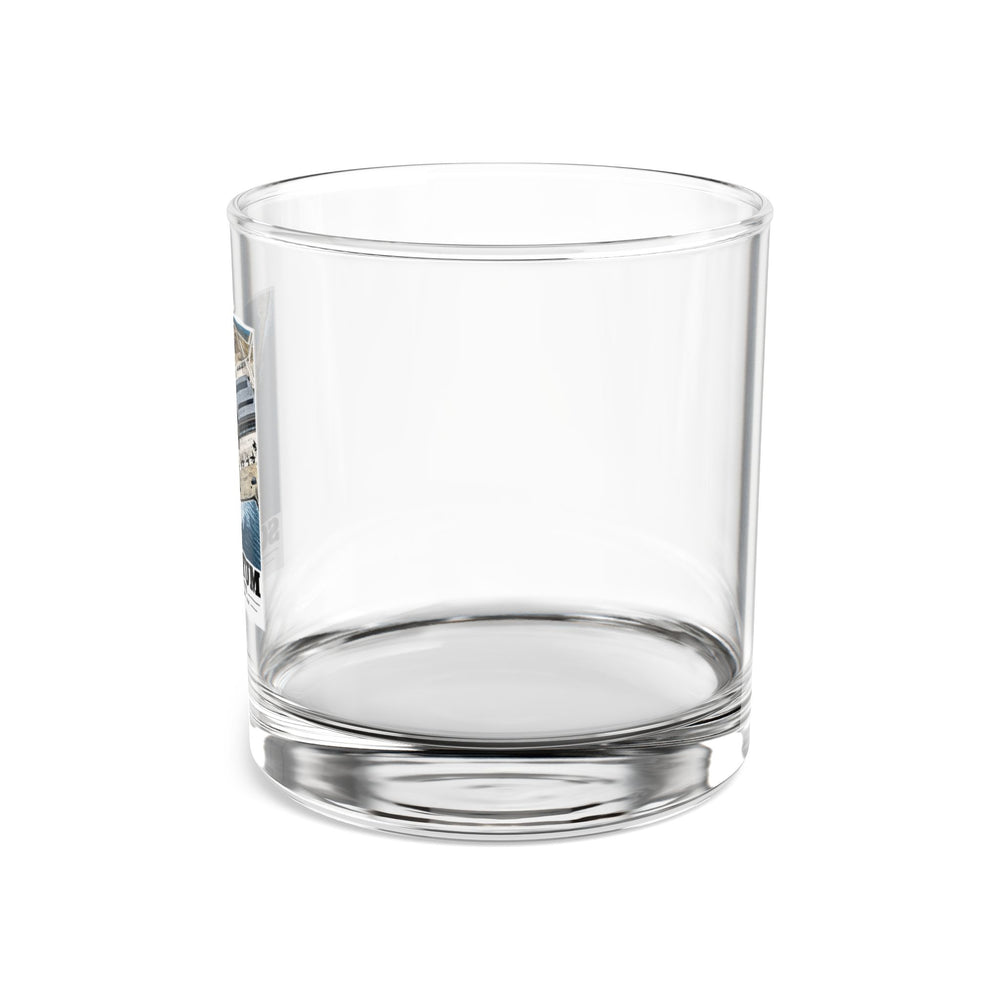 NAS Squantum at high tide 10 oz Rocks Glass - Boston Harbor