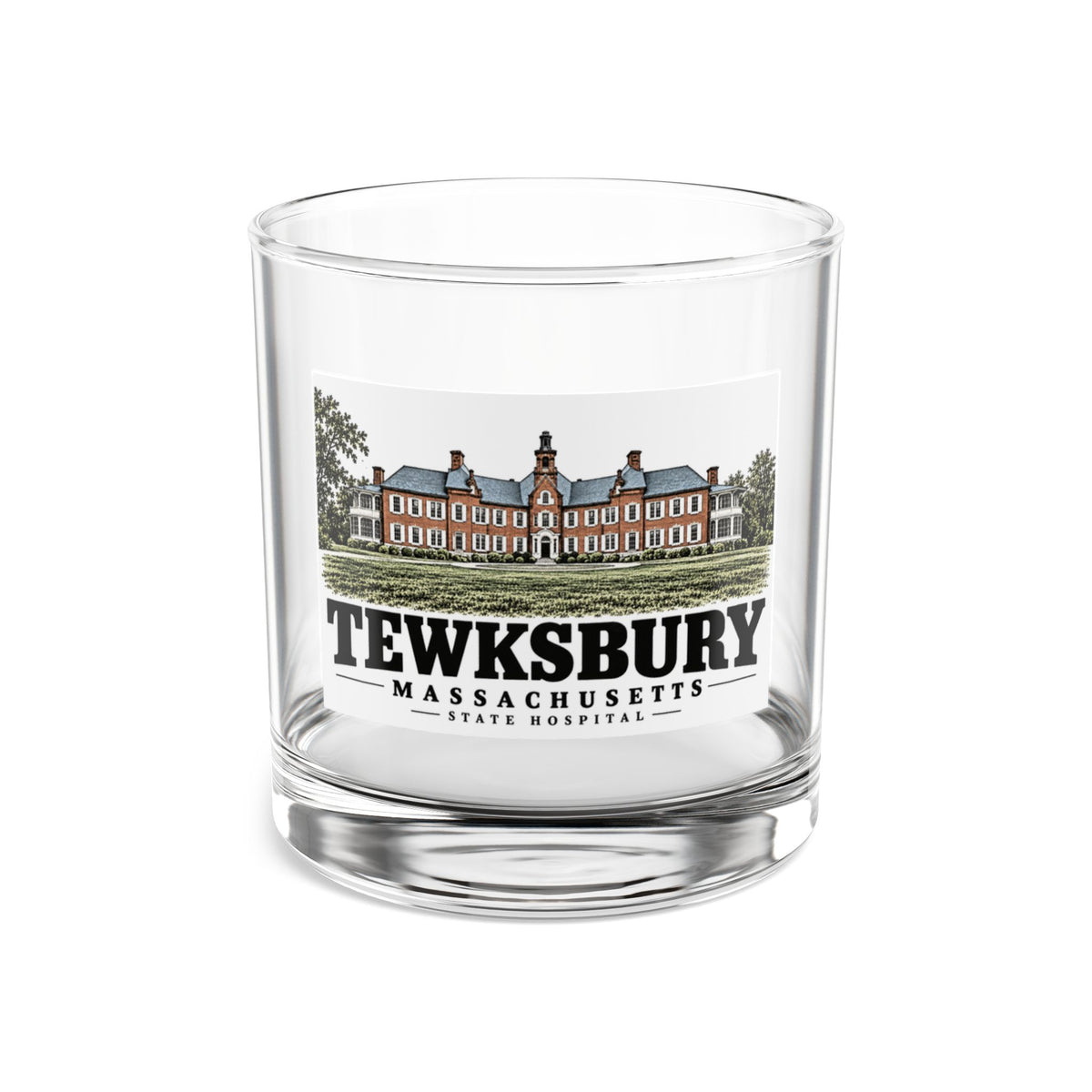Front of State Hospital rocks glass, Tewksbury, Massachusetts.