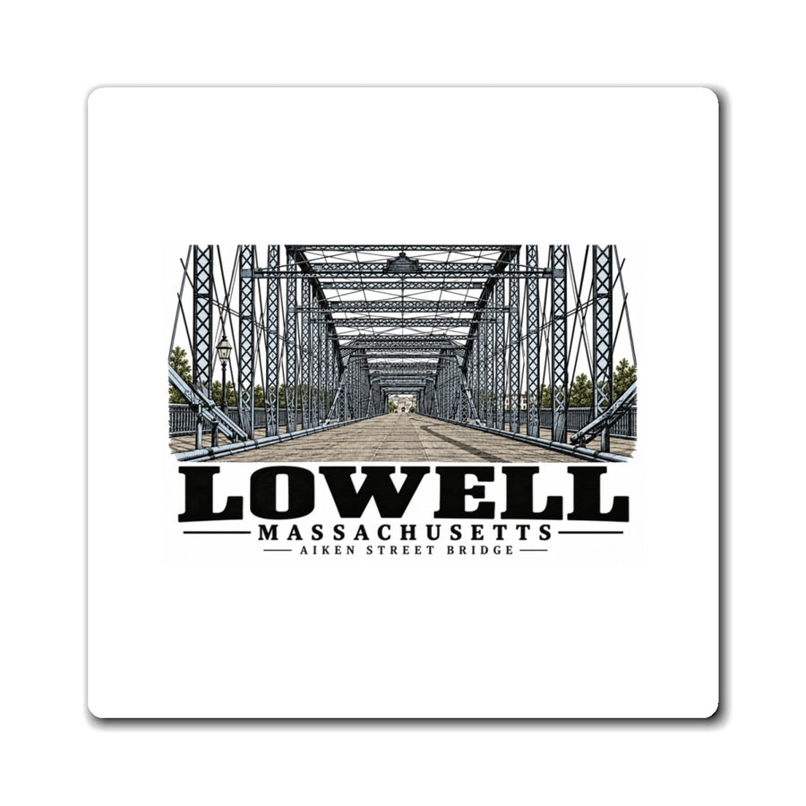 Lowell Aiken Street Bridge 4 in Magnet - Merrimack Valley Goods