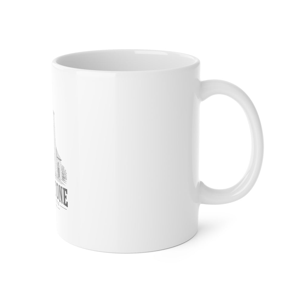 Blackstone St. Paul's Church 11 oz Ceramic Mug in White — right view