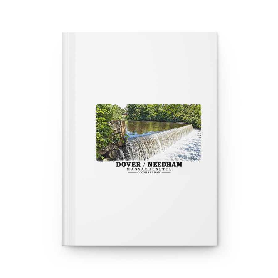 Dam on the Charles River, Dover MA.jpg Matte Hardcover Journal - Charles River