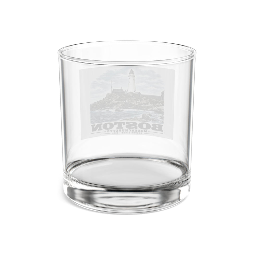 Boston Light, Boston Harbor, Mass. 10 oz Rocks Glass - Boston Harbor