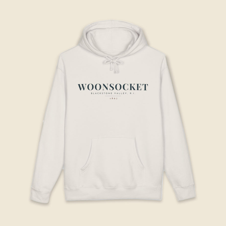 Woonsocket River Map Hoodie