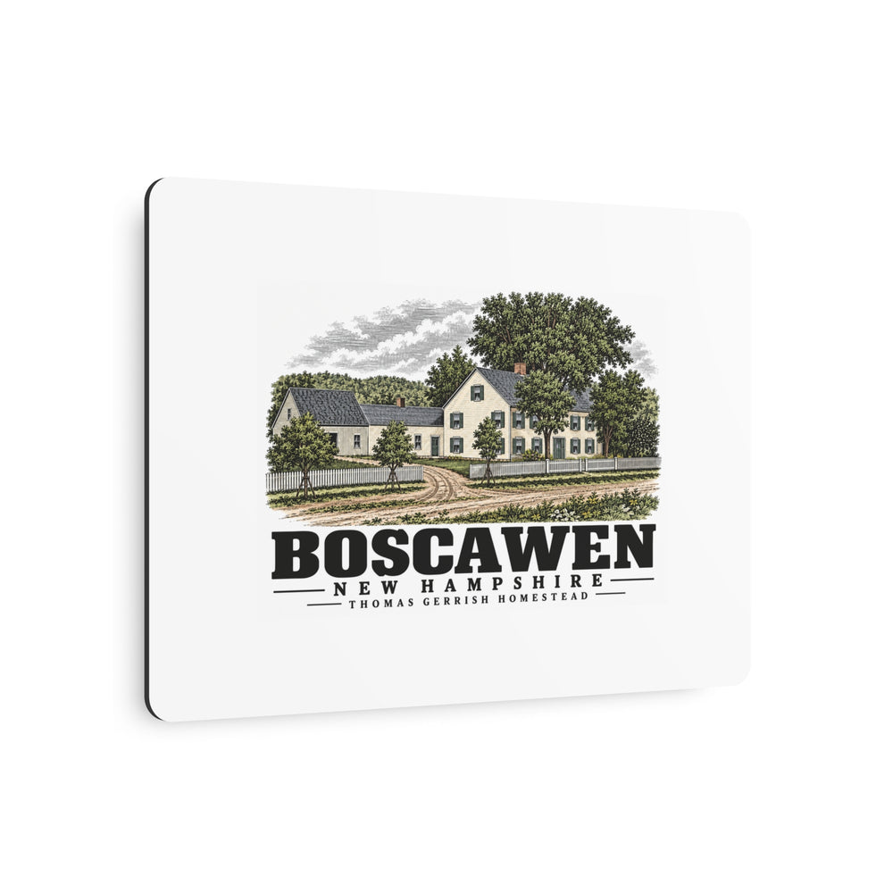 Boscawen Deacon Thomas Gerrish residence and attached farm buildings 7 x 5 in Horizontal Metal Wall Art - Merrimack Valley Goods