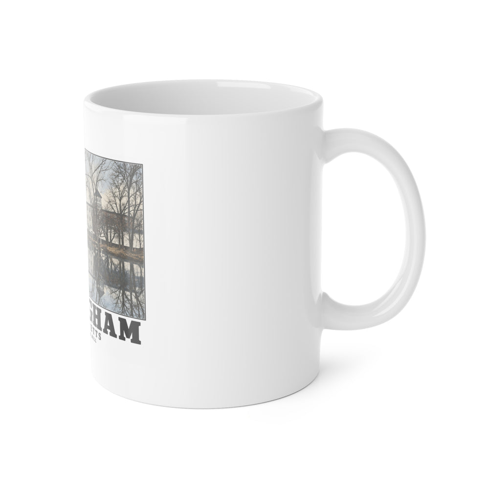 The North Bellingham Mill, plate following printed page 144 11 oz White Ceramic Mug - Charles River