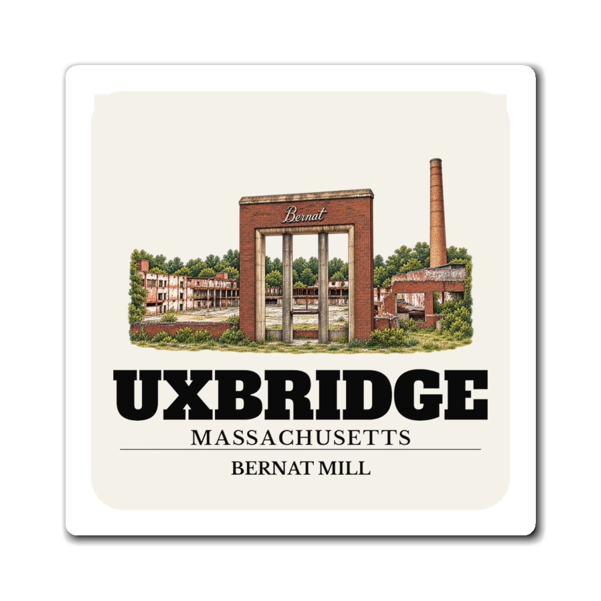 Uxbridge Bernat Mill 4 in Magnet