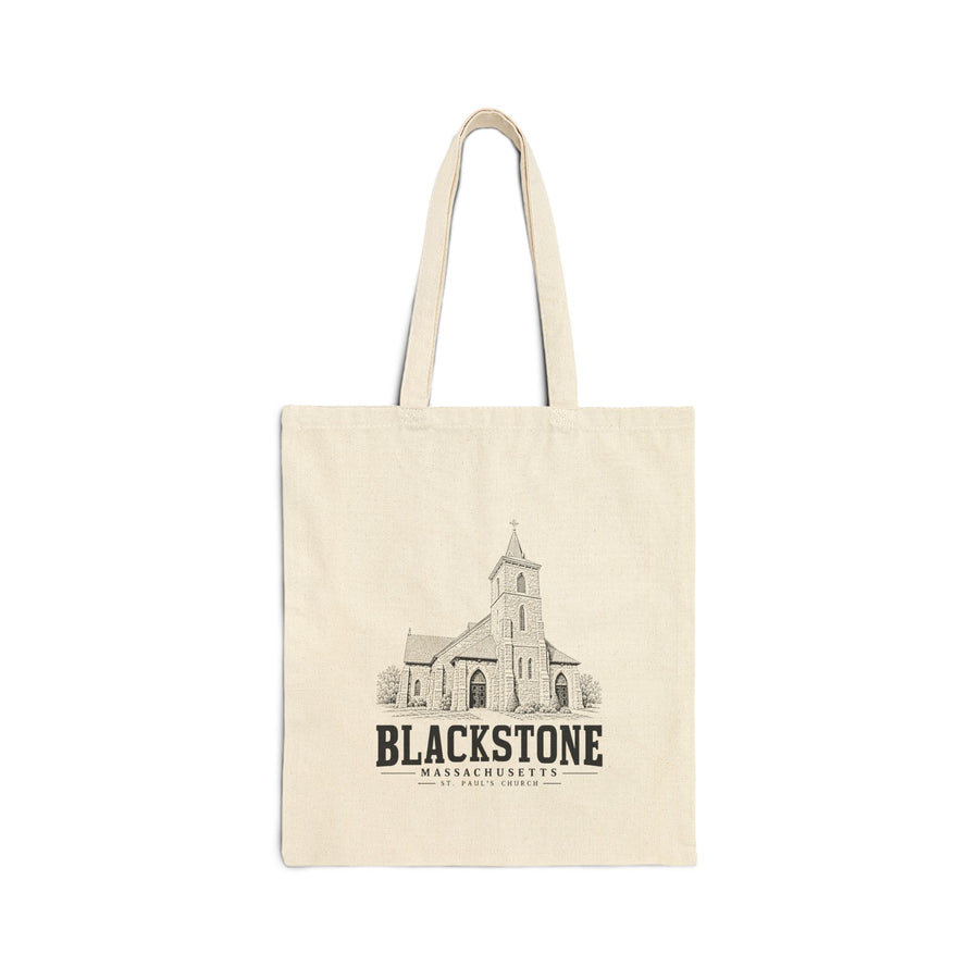 Blackstone St. Paul's Church Heavy Canvas Tote in Natural — front view