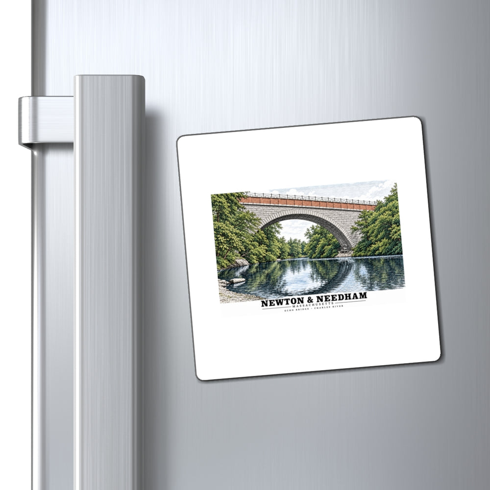 Echo Bridge, Hemlock Gorge, Upper Falls; Charles River and Ellis Street 4 in Magnet - Charles River