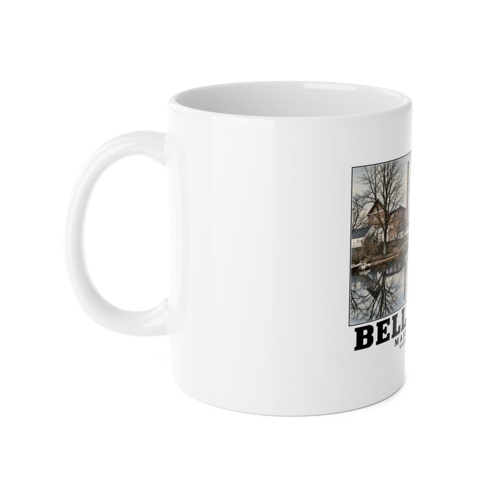 The North Bellingham Mill, plate following printed page 144 11 oz White Ceramic Mug - Charles River