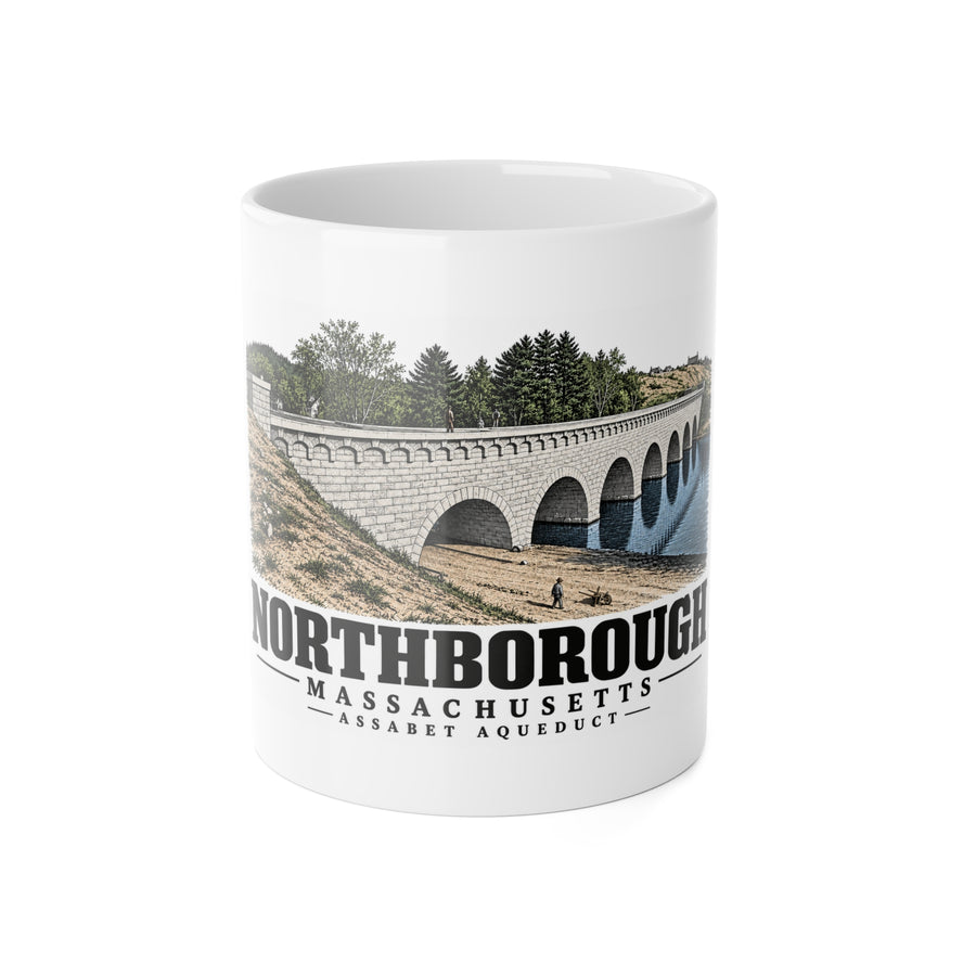 AVG Northborough Assabet Aqueduct 11 oz White Ceramic Mug