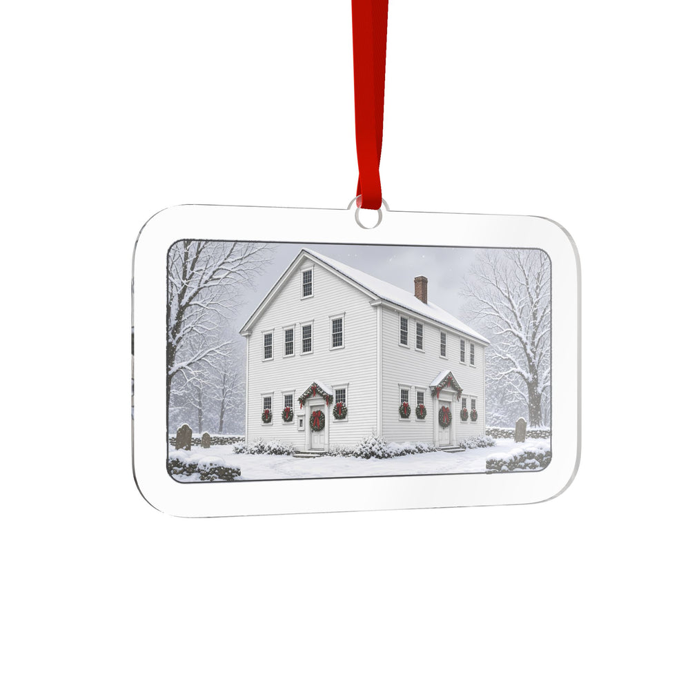 Chestnut Hill Meetinghouse — Millville, MA Christmas Ornament