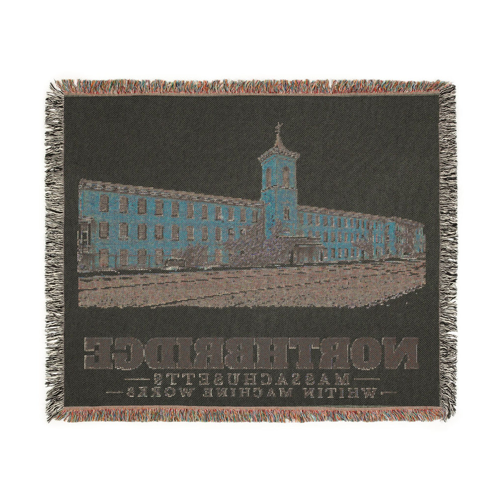 Whitin Machine Works — Northbridge, Massachusetts woven blanket, product view 3
