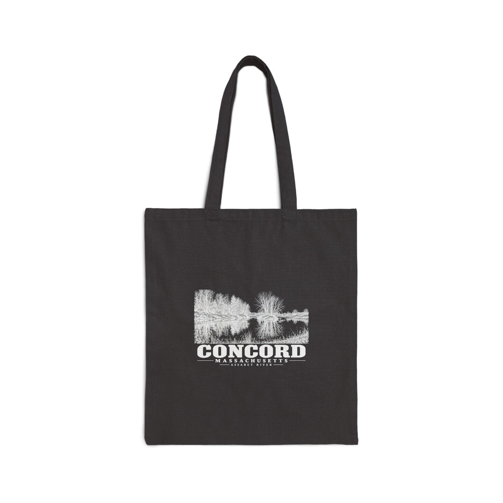 Assabet River Natural + Black Heavy Canvas Tote - Assabet Valley Goods