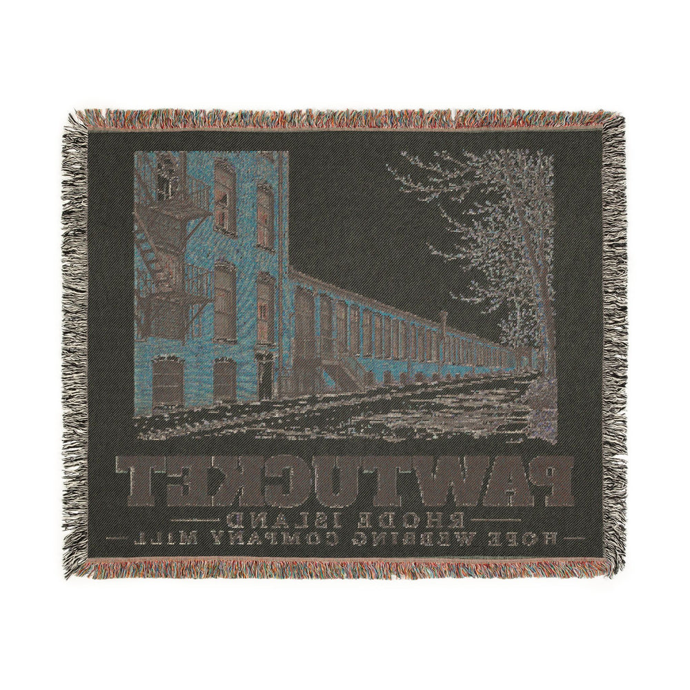 Hope Webbing Company Mill — Pawtucket, Rhode Island woven blanket, product view 3