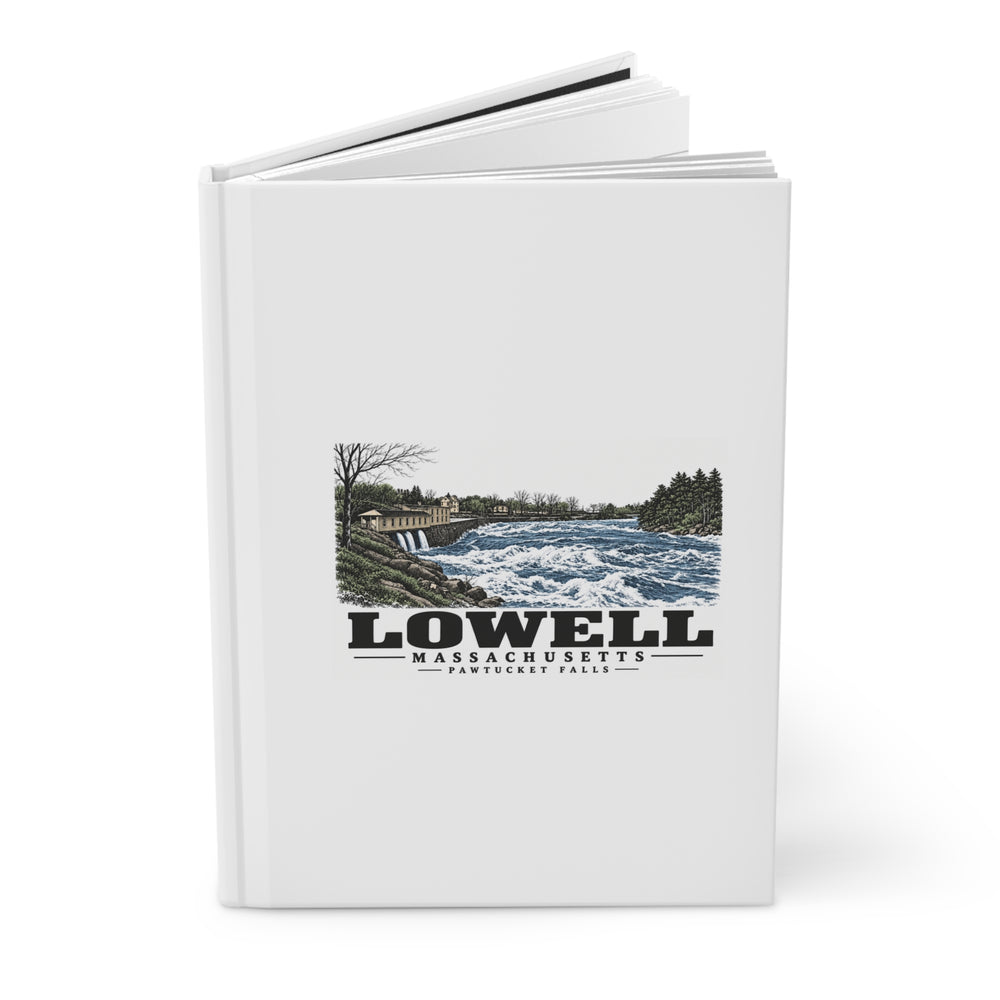 Lowell Pawtucket Falls Matte Hardcover Journal - Merrimack Valley Goods